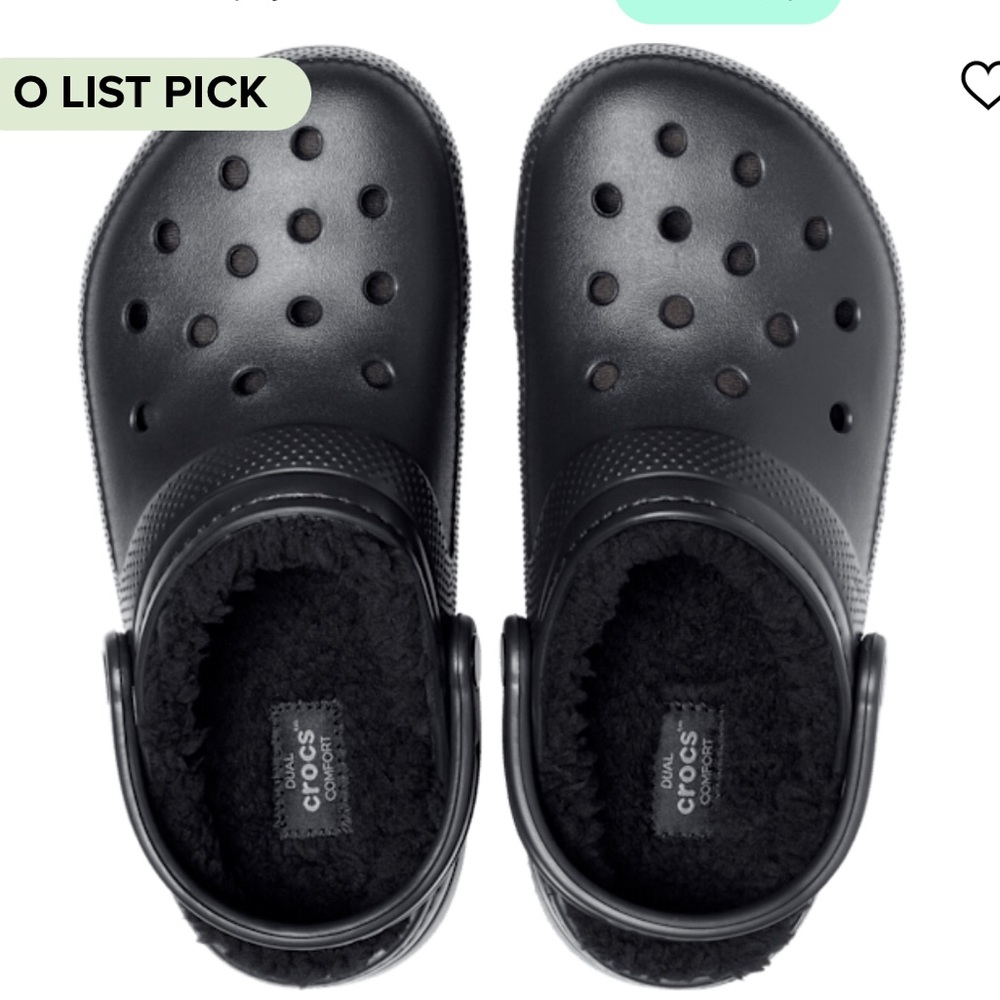 LIKE NEW Fleece Lined Crocs